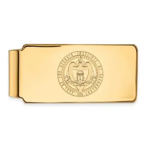 14k Gold Georgia Institute of Technology Crest Money Clip