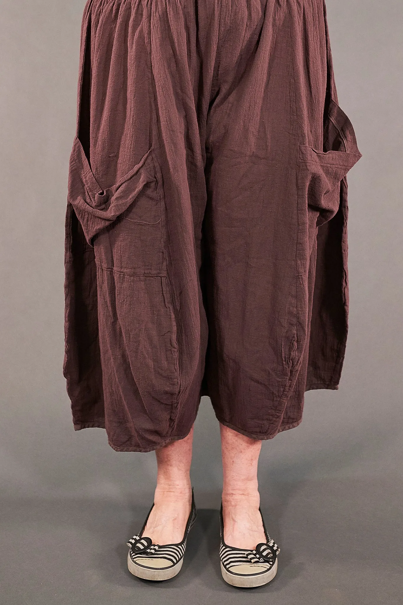 3242 Cropped Pocket Gauze Mojo Pant Incense-U