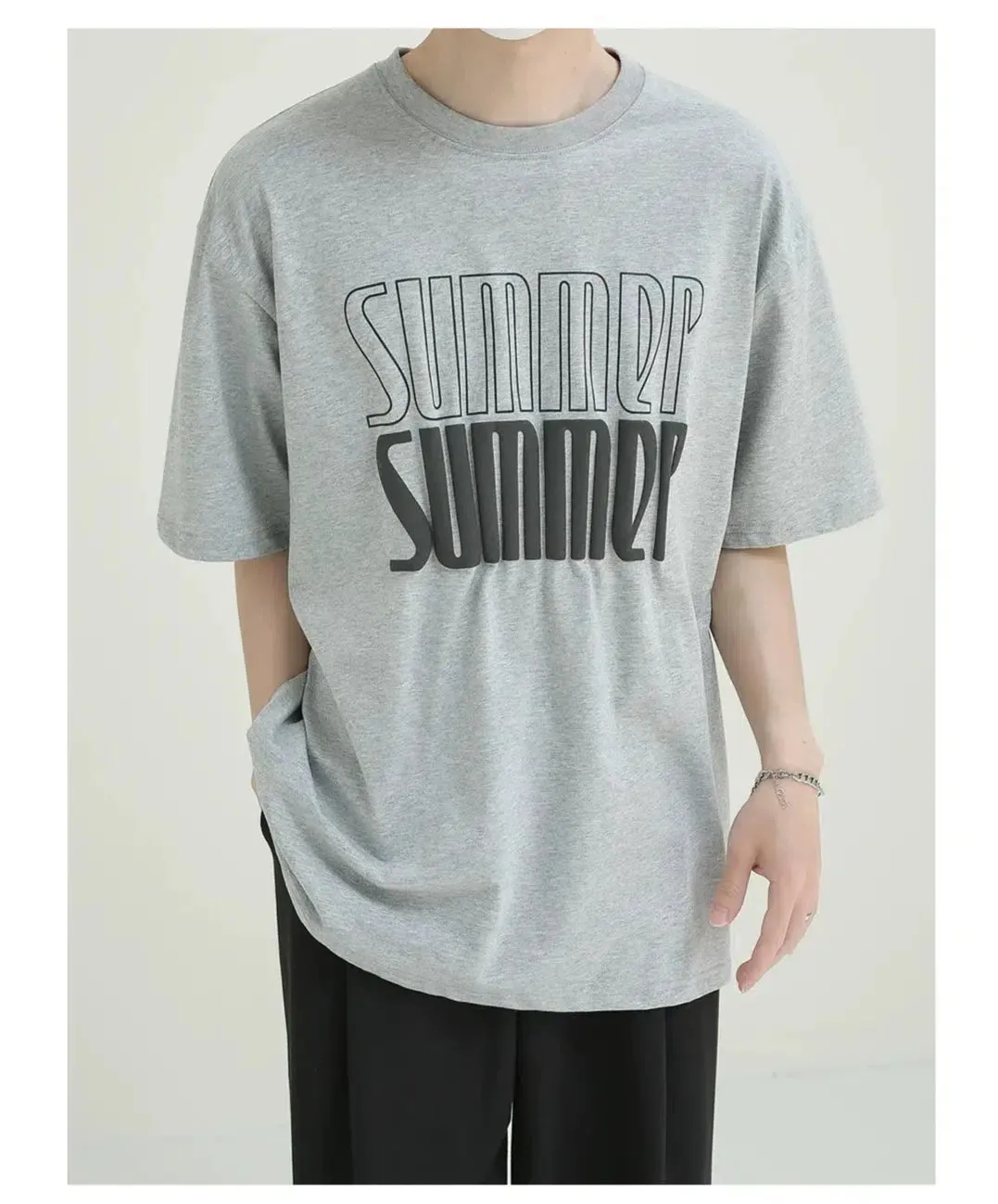 3D Alphabet Graphic T-shirt