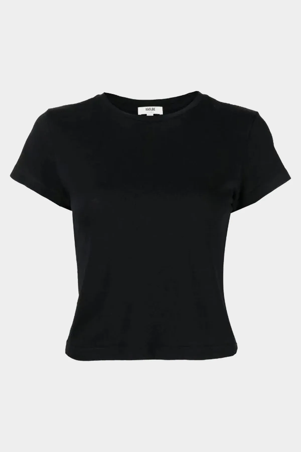Adine Shrunken Tee in Black