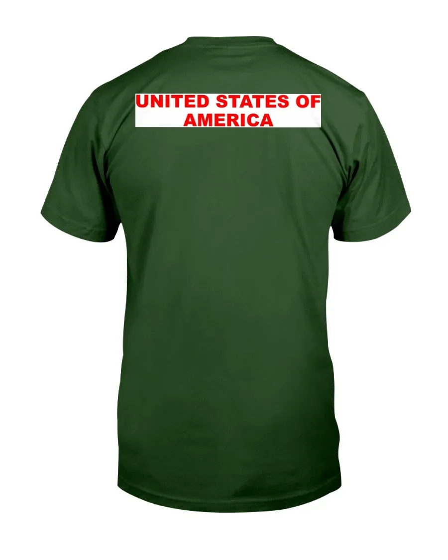 American Flag Gildan Cotton T-Shirt