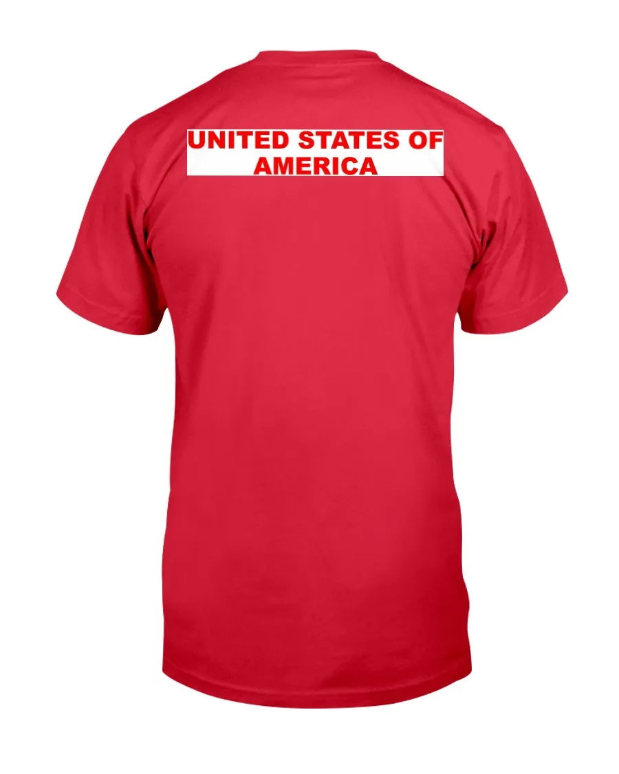 American Flag Gildan Cotton T-Shirt