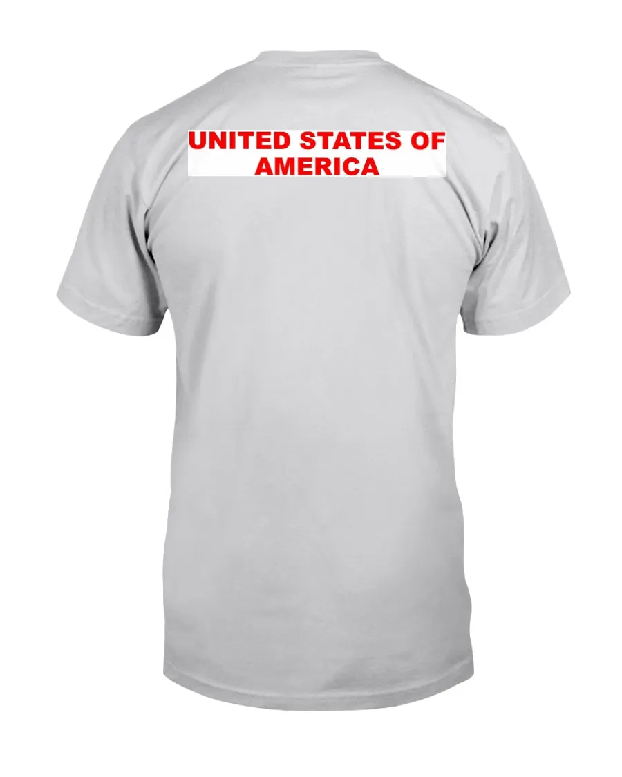 American Flag Gildan Cotton T-Shirt