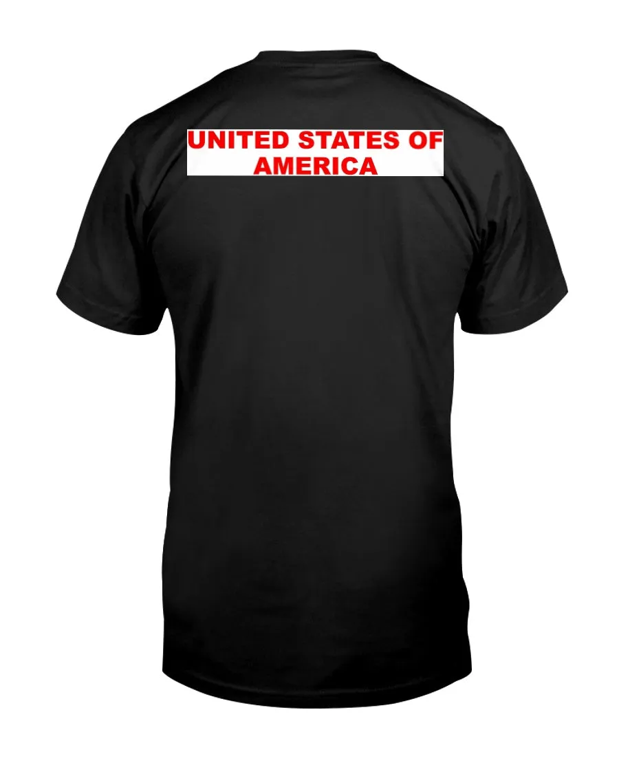 American Flag Gildan Cotton T-Shirt