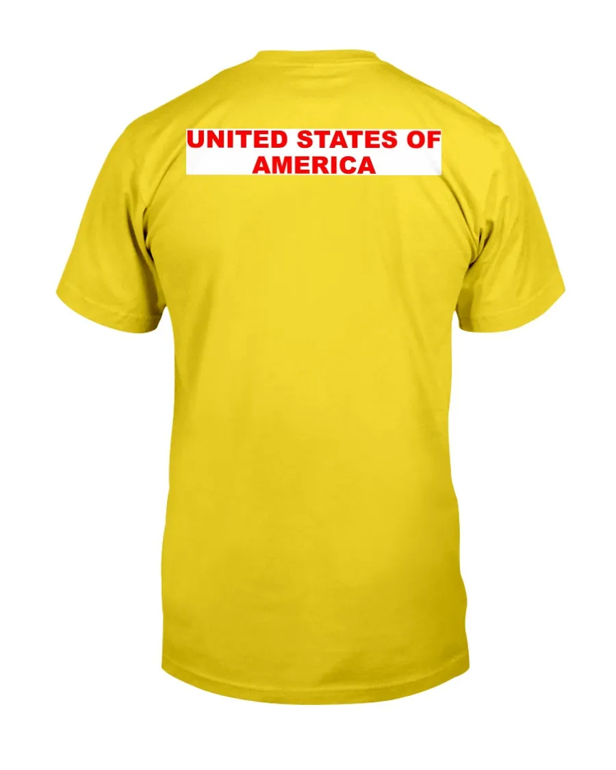 American Flag Gildan Cotton T-Shirt