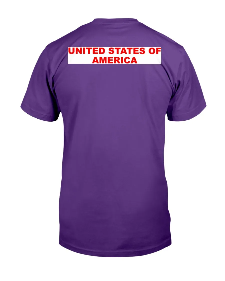 American Flag Gildan Cotton T-Shirt