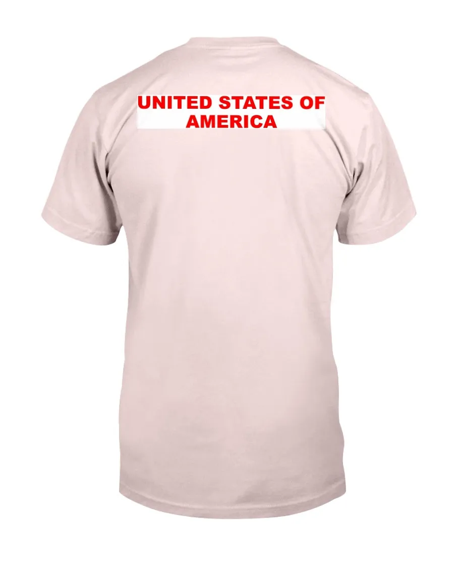 American Flag Gildan Cotton T-Shirt