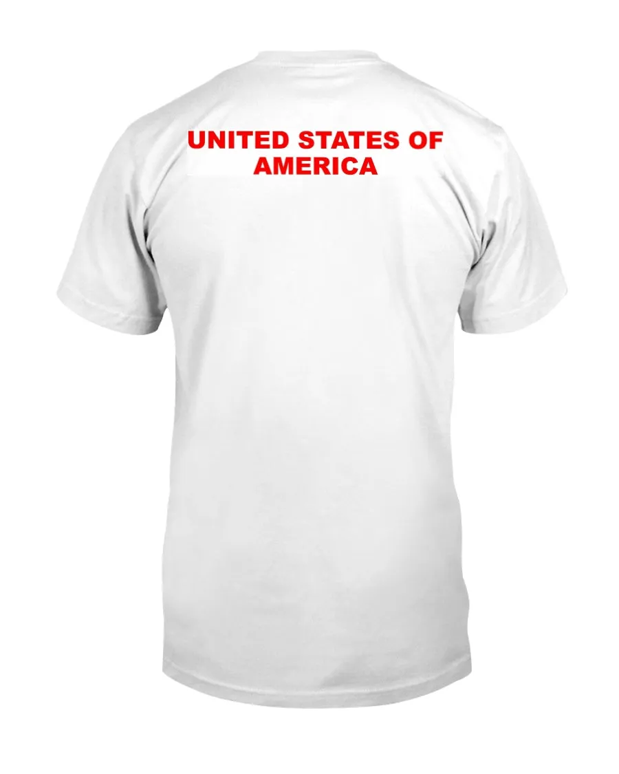 American Flag Gildan Cotton T-Shirt