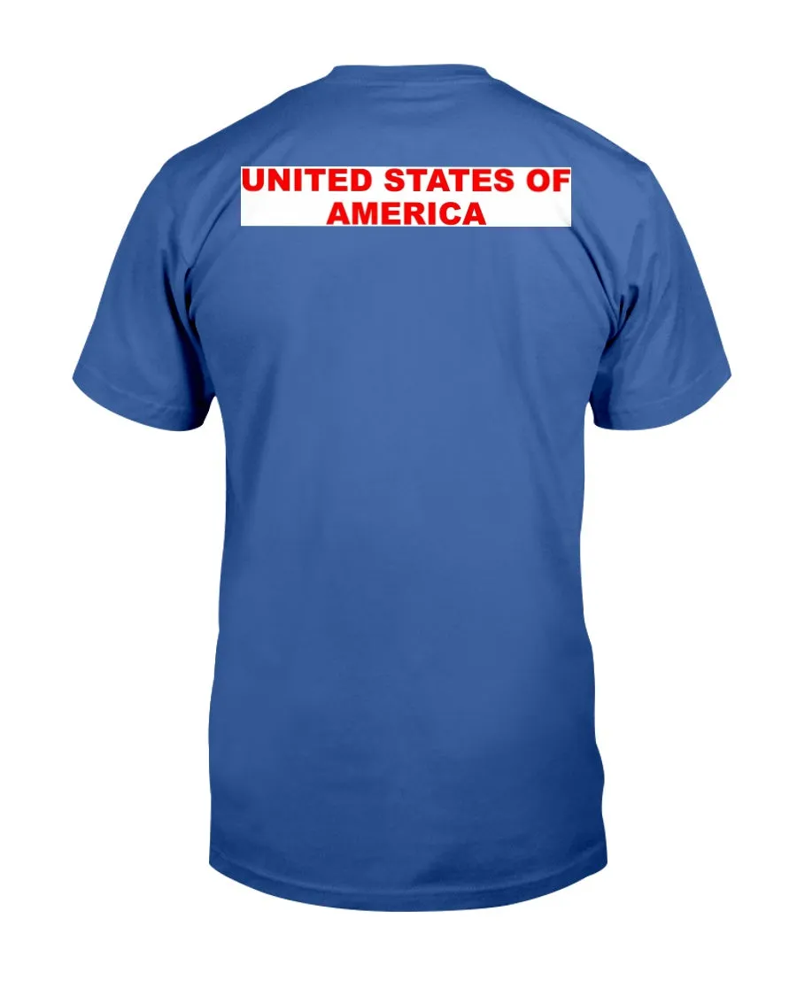 American Flag Gildan Cotton T-Shirt