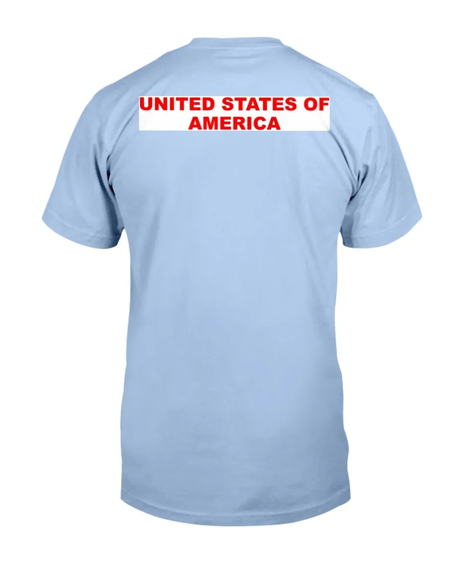 American Flag Gildan Cotton T-Shirt