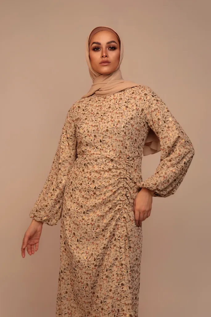 Ansa Forest Maxi Dress