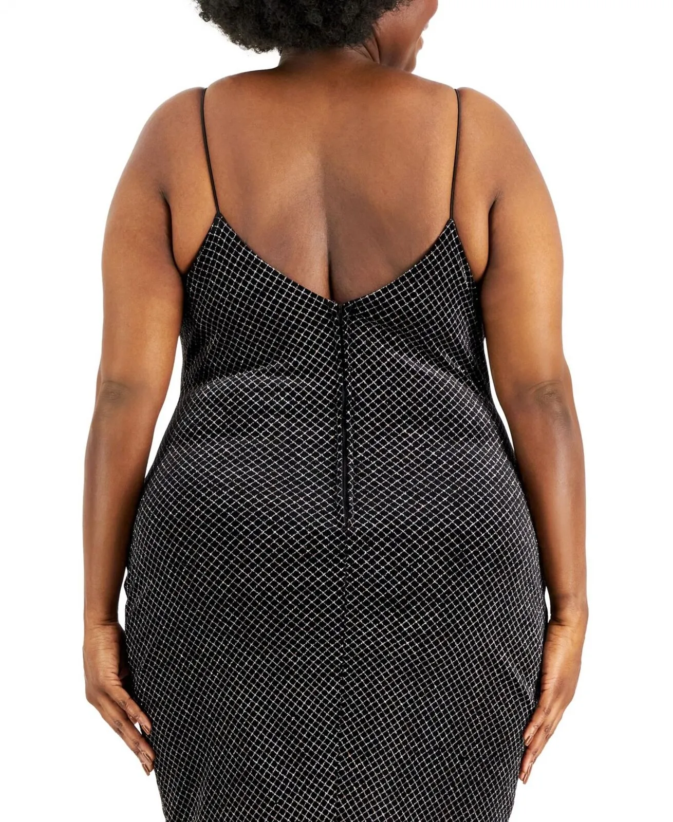 B Darlin Womens Trendy Plus Size Sparkle Glitter-Knit Bodycon Dress 3HR8935