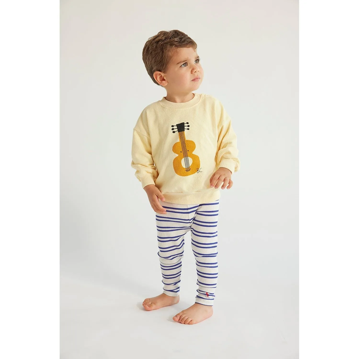 Baby Blue Stripes Leggings