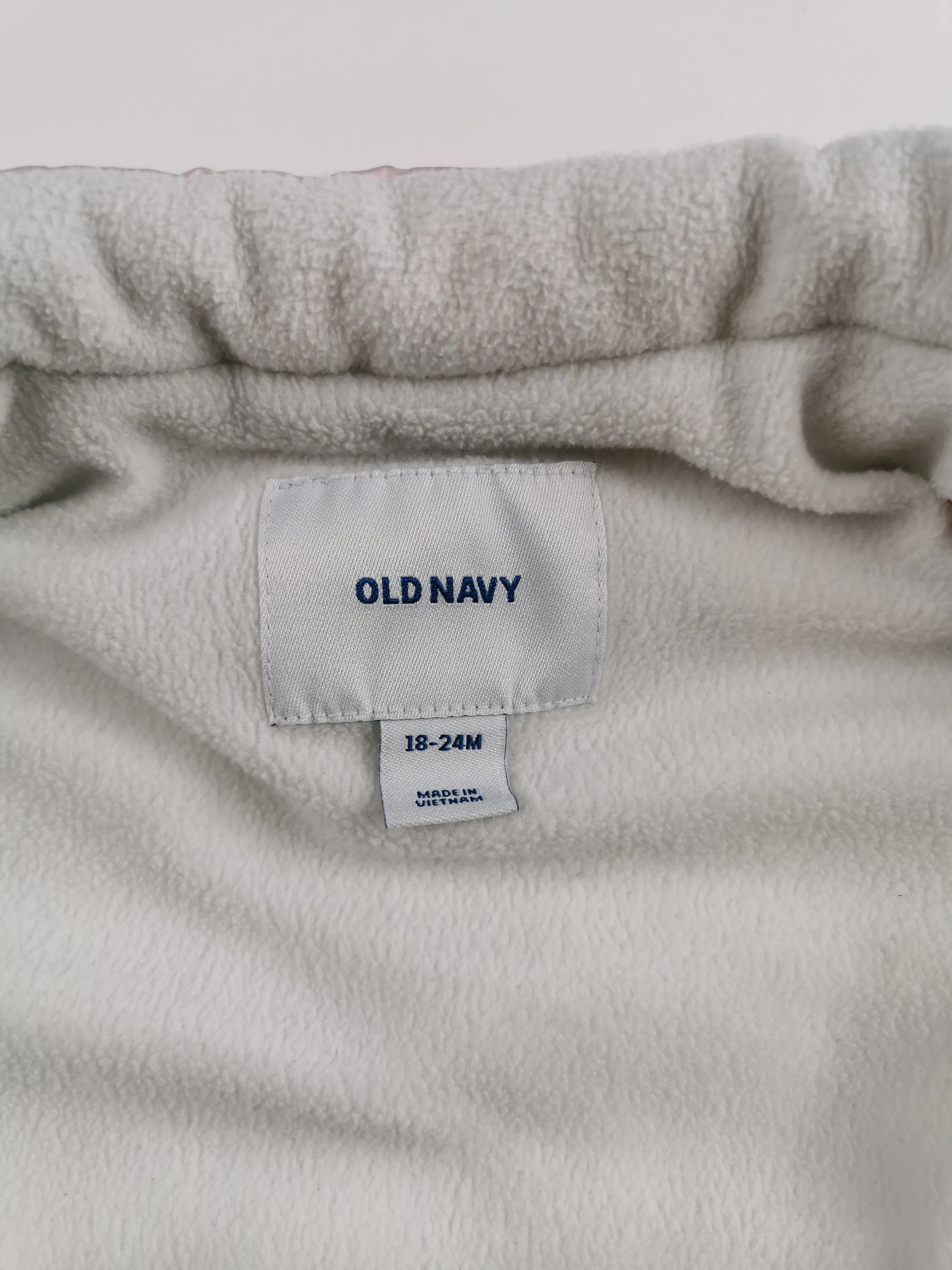 BABY GIRL SIZE 18/24 MONTHS - OLD NAVY, Soft Pink Fleece Puffer Vest EUC B31