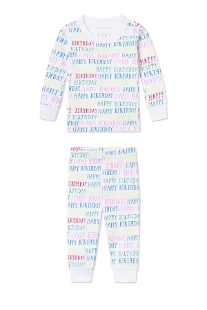 Baby Long-Long Set in Happy Birthday