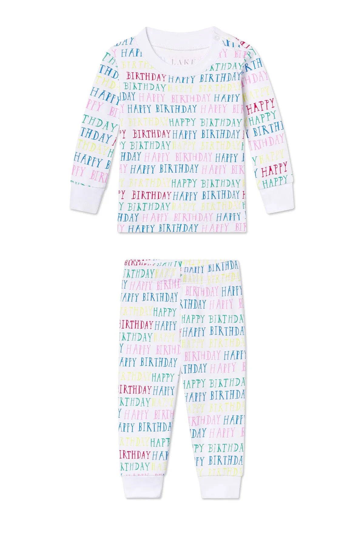 Baby Long-Long Set in Happy Birthday