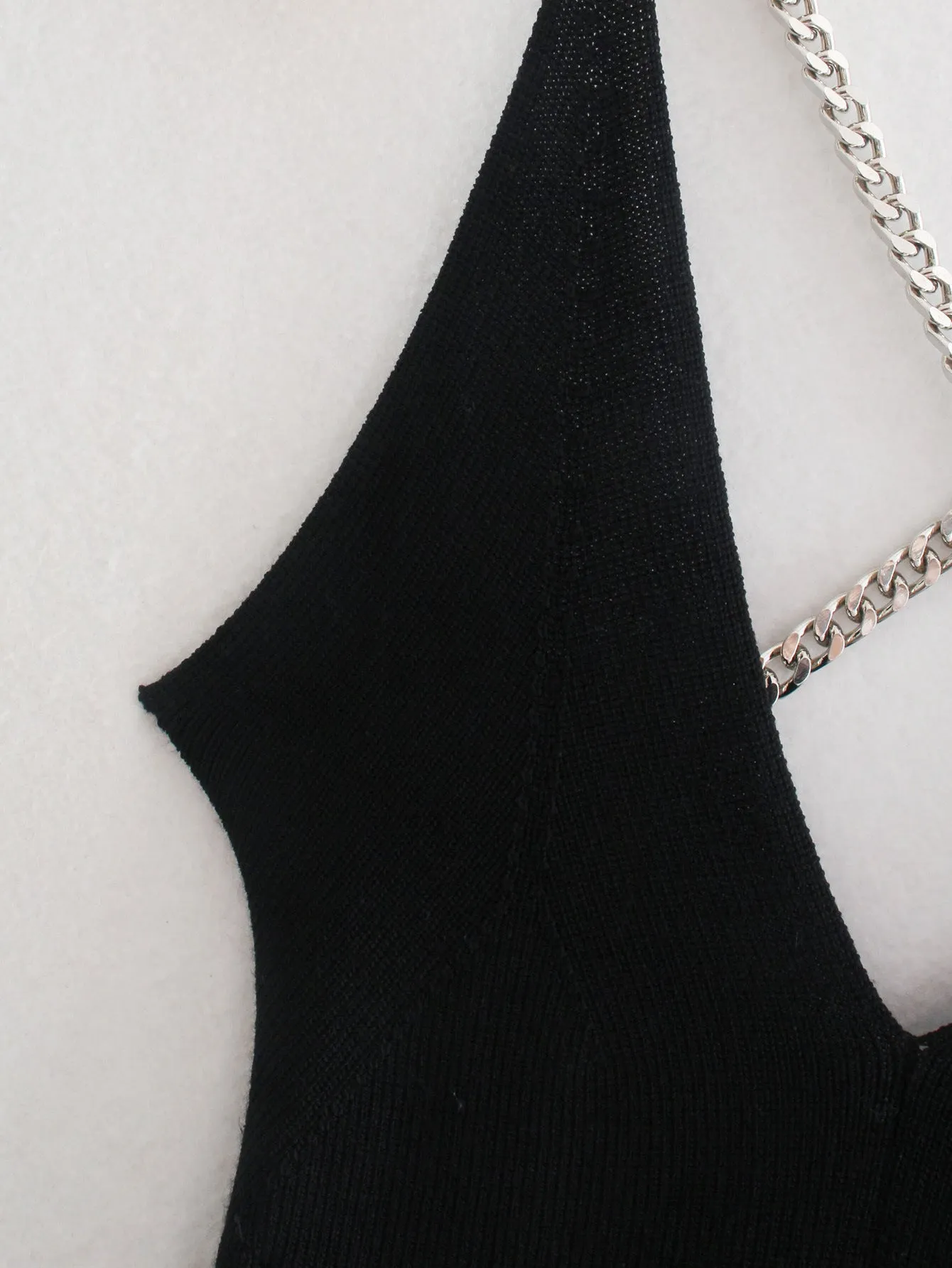Backless Halter Knit Party Maxi Midi Dresses