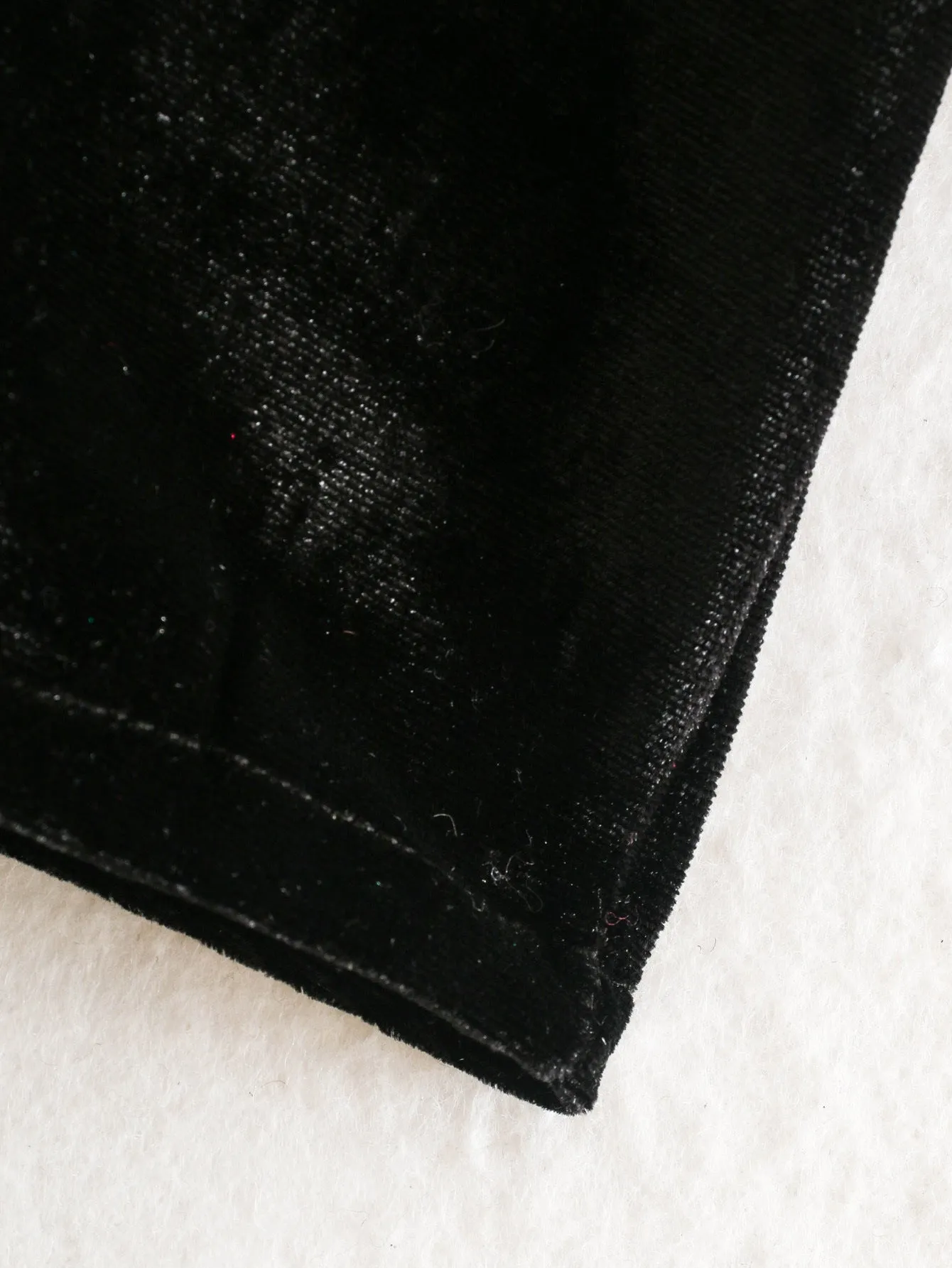 Black Square Collar Vintage Velvet Party Bodycon Mini Dresses