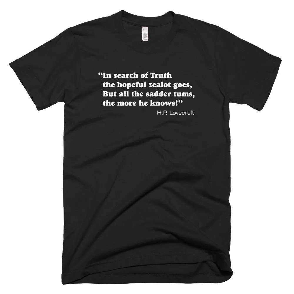 Bleak "Lovecraft" Quote Unisex Tee