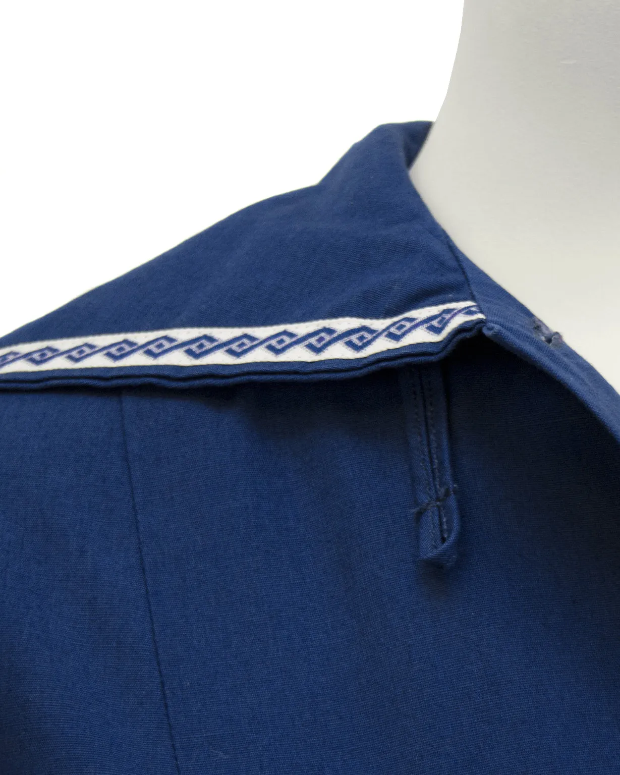 Blue Indigo Cotton Ensemble