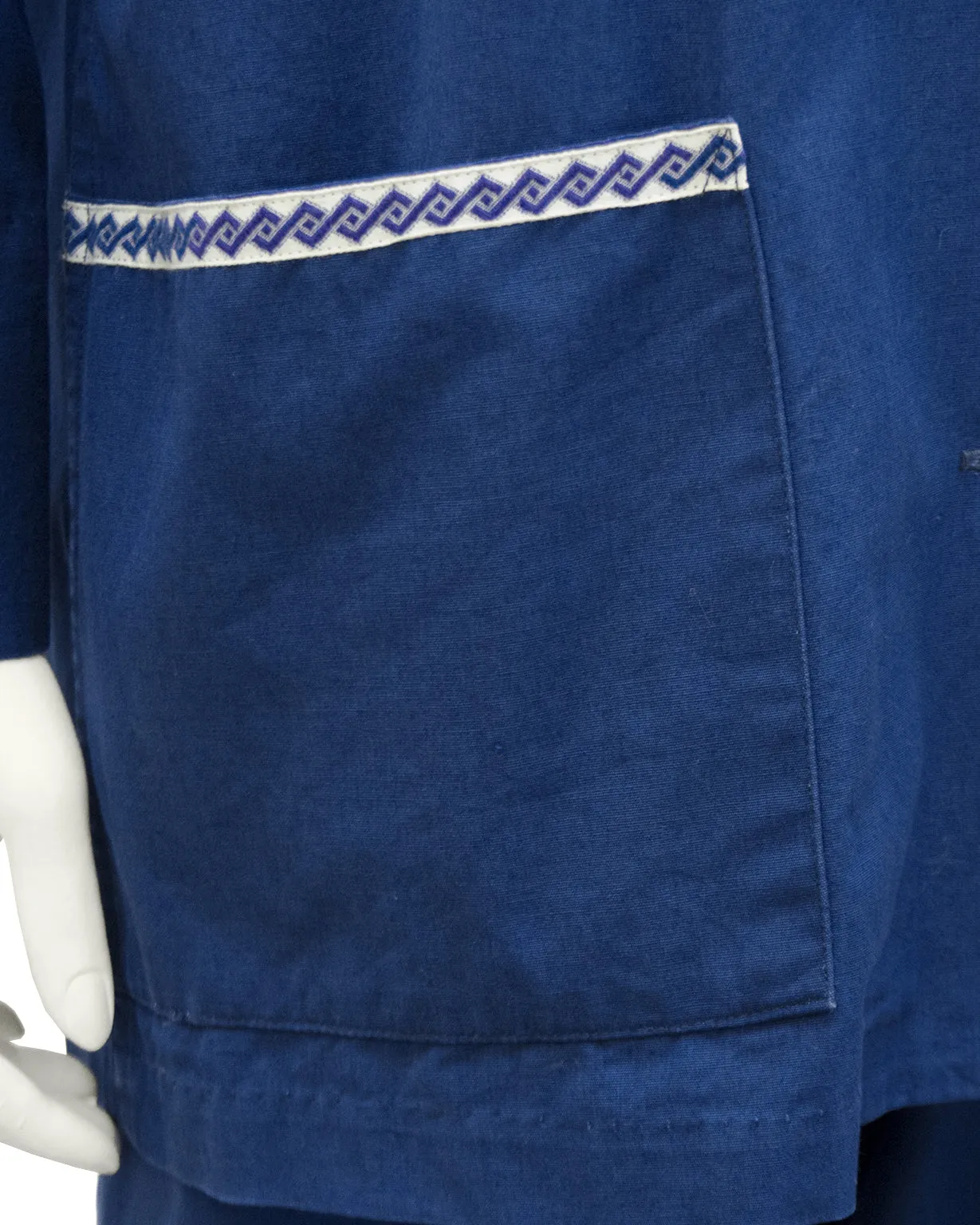 Blue Indigo Cotton Ensemble