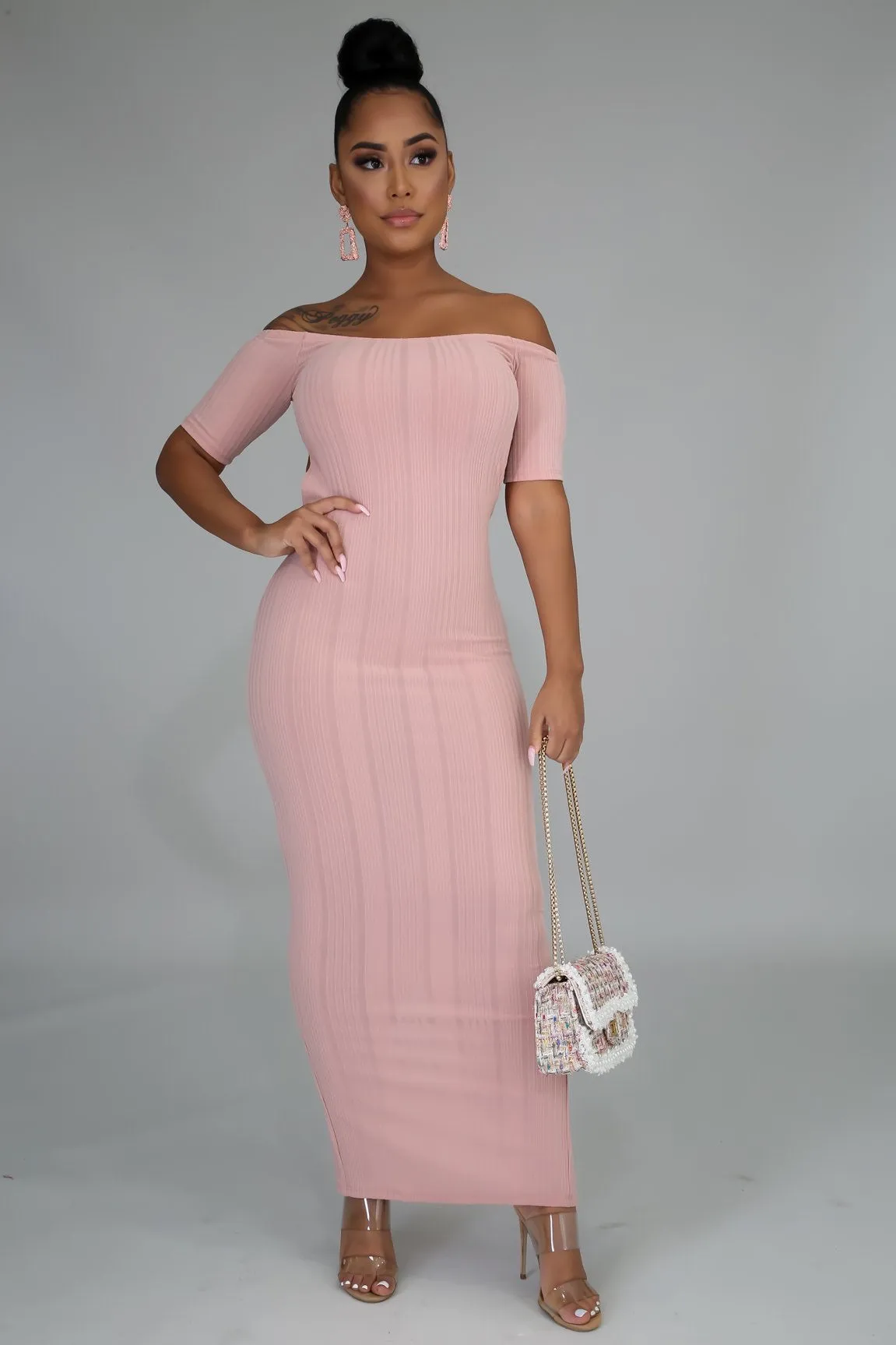 Blush maxi