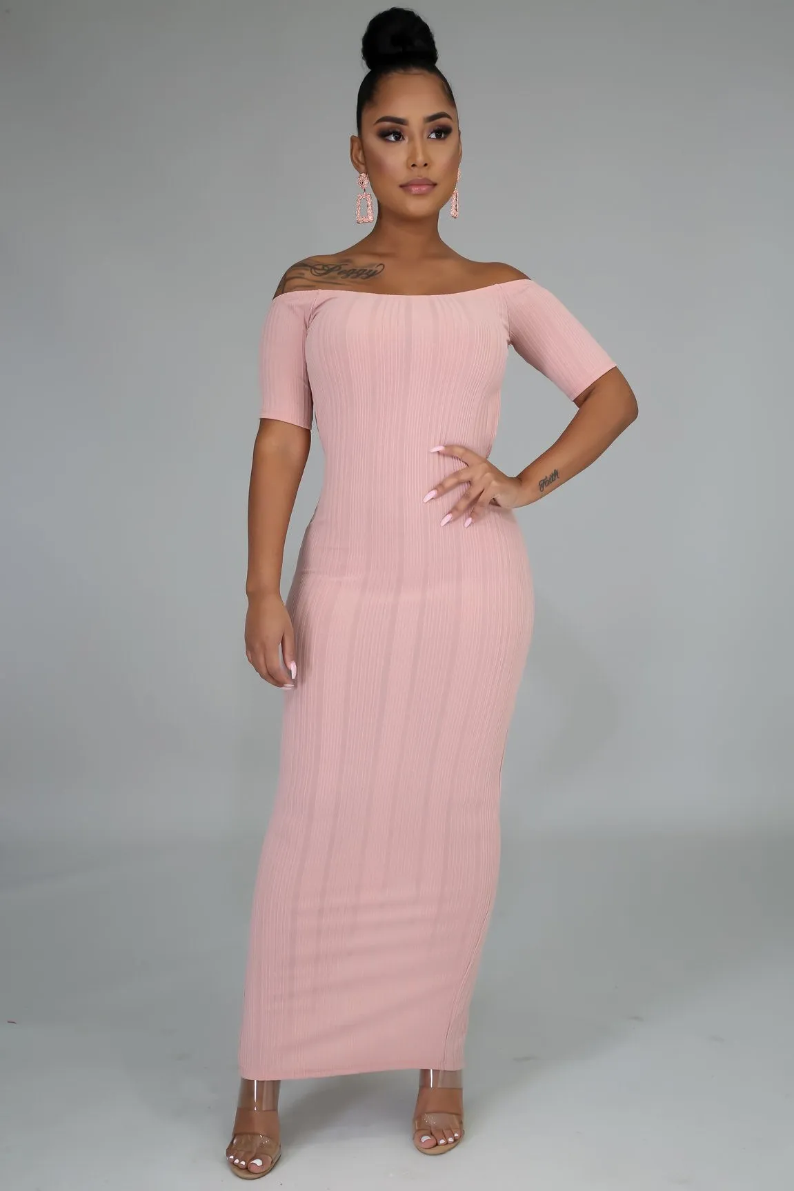 Blush maxi