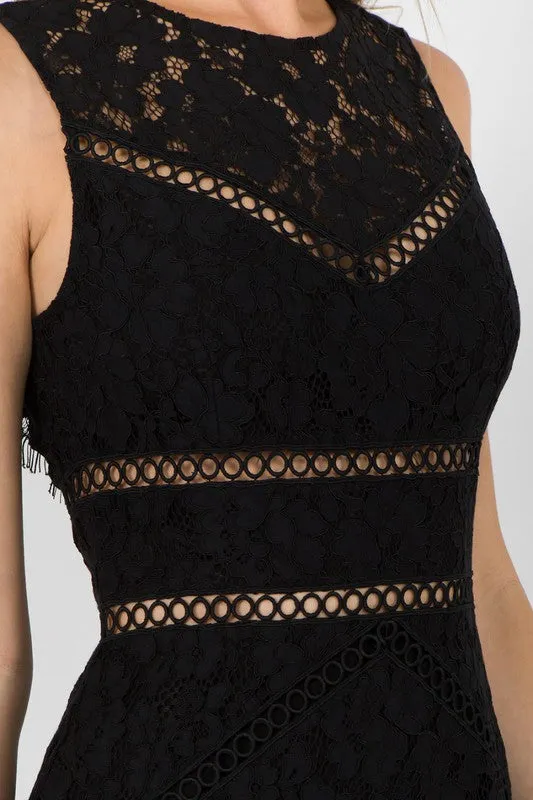 Bodycon Lace Mini Dress