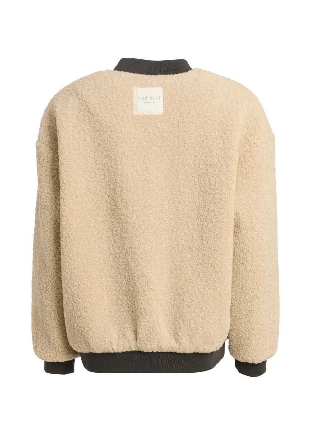 Bomber Jacket Pile 2 FUZZY - sandshell