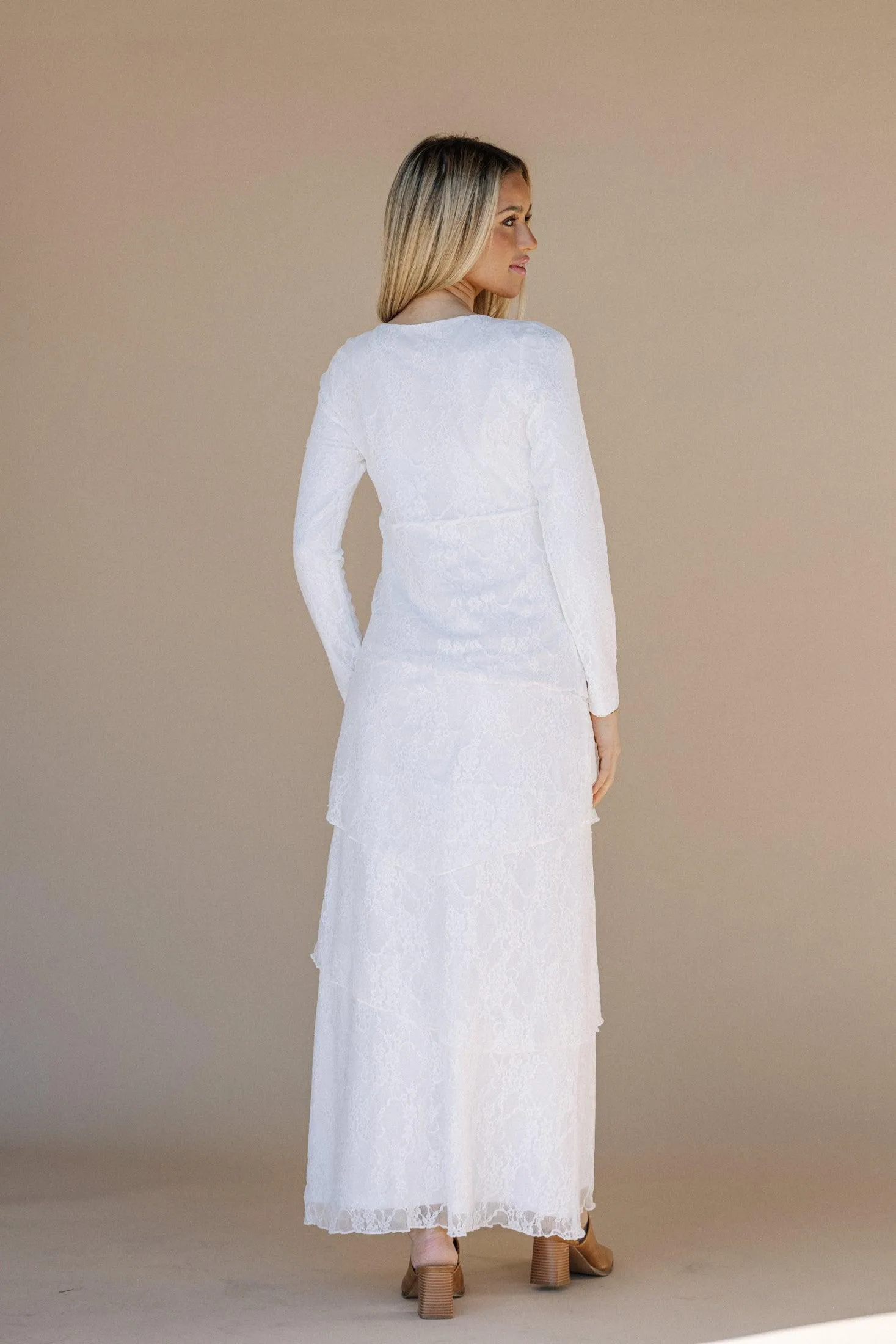 Brielle LDS Temple Dress