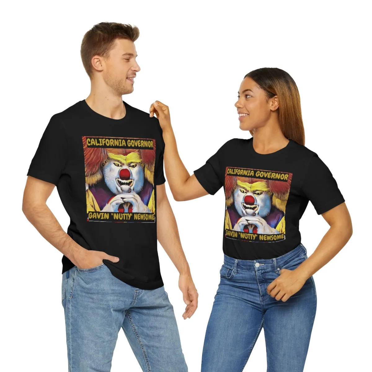 California Governor Gavin "Nutty" Newsome Short Sleeve Tee