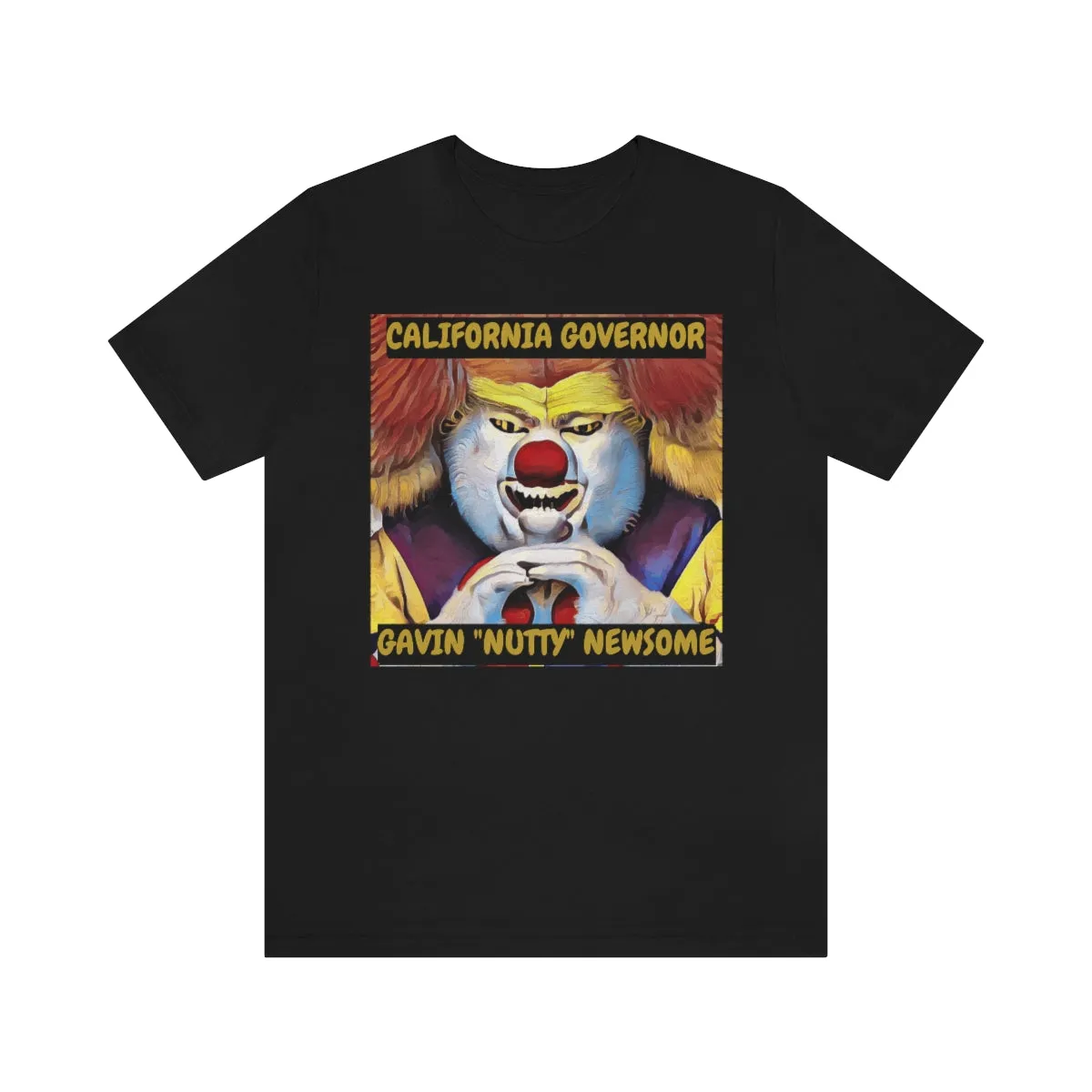 California Governor Gavin "Nutty" Newsome Short Sleeve Tee