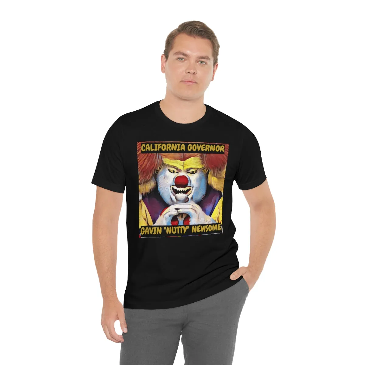 California Governor Gavin "Nutty" Newsome Short Sleeve Tee