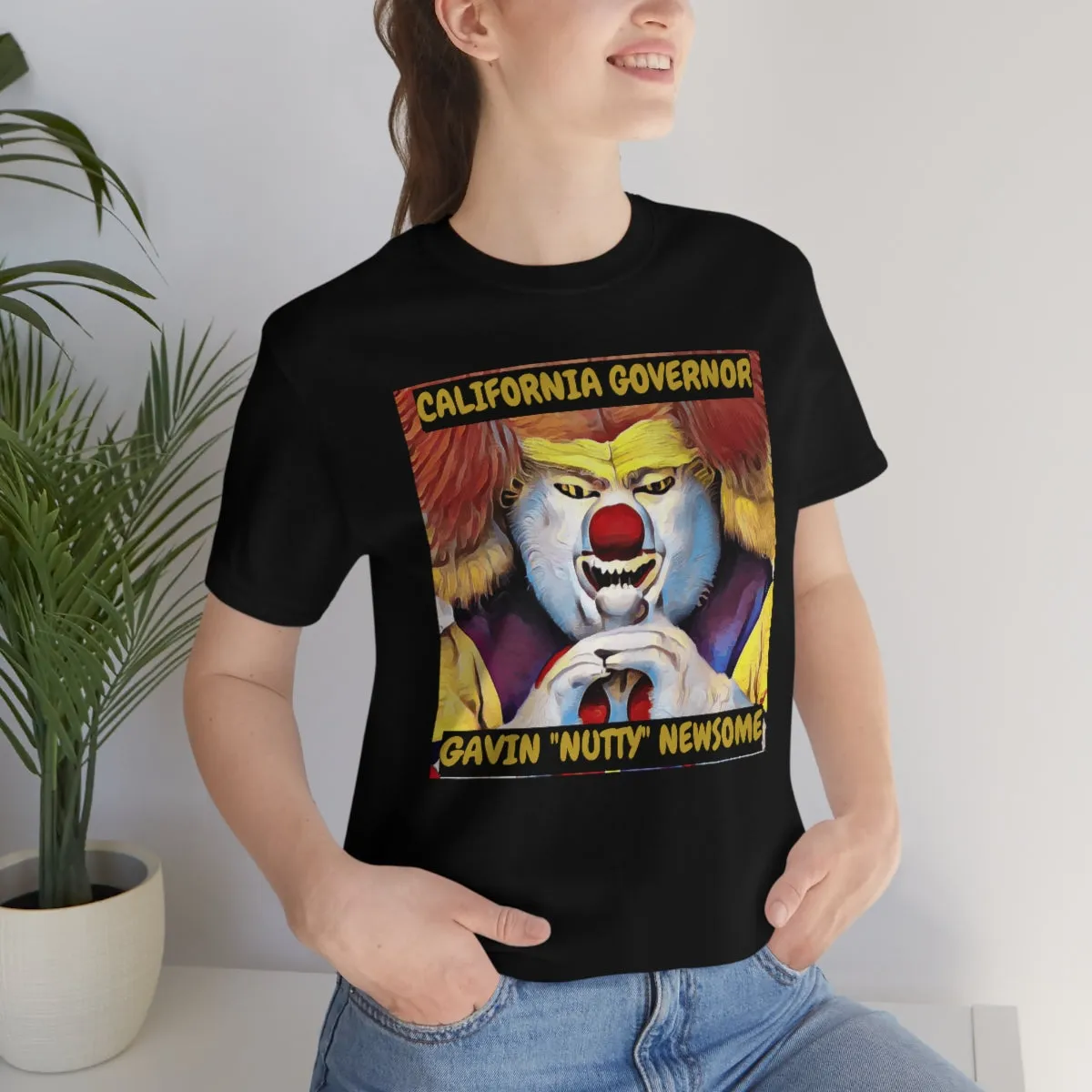 California Governor Gavin "Nutty" Newsome Short Sleeve Tee