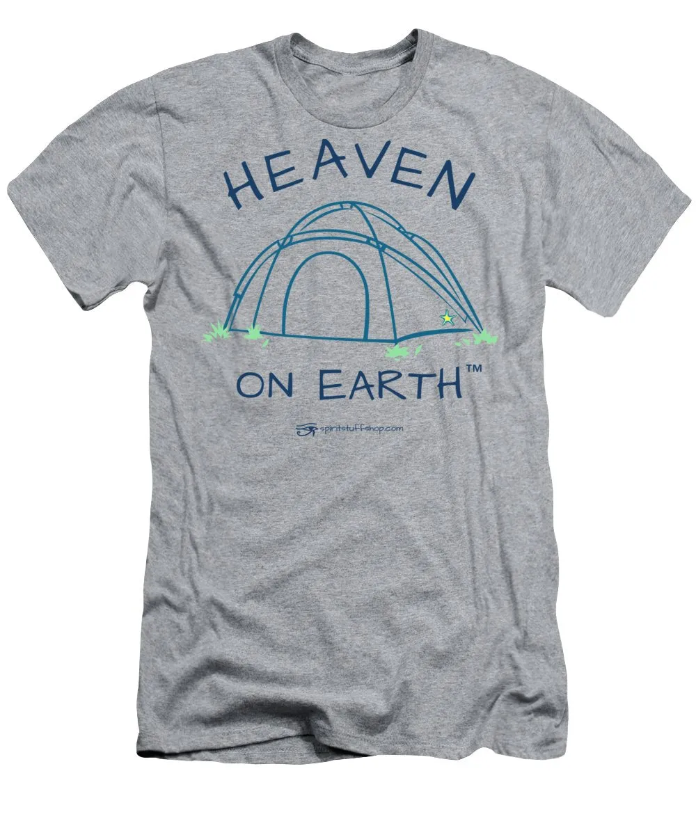 Camping/tent Heaven On Earth - Men's T-Shirt (Athletic Fit)
