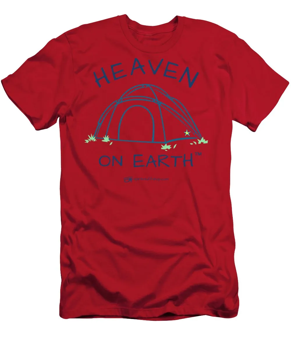 Camping/tent Heaven On Earth - Men's T-Shirt (Athletic Fit)