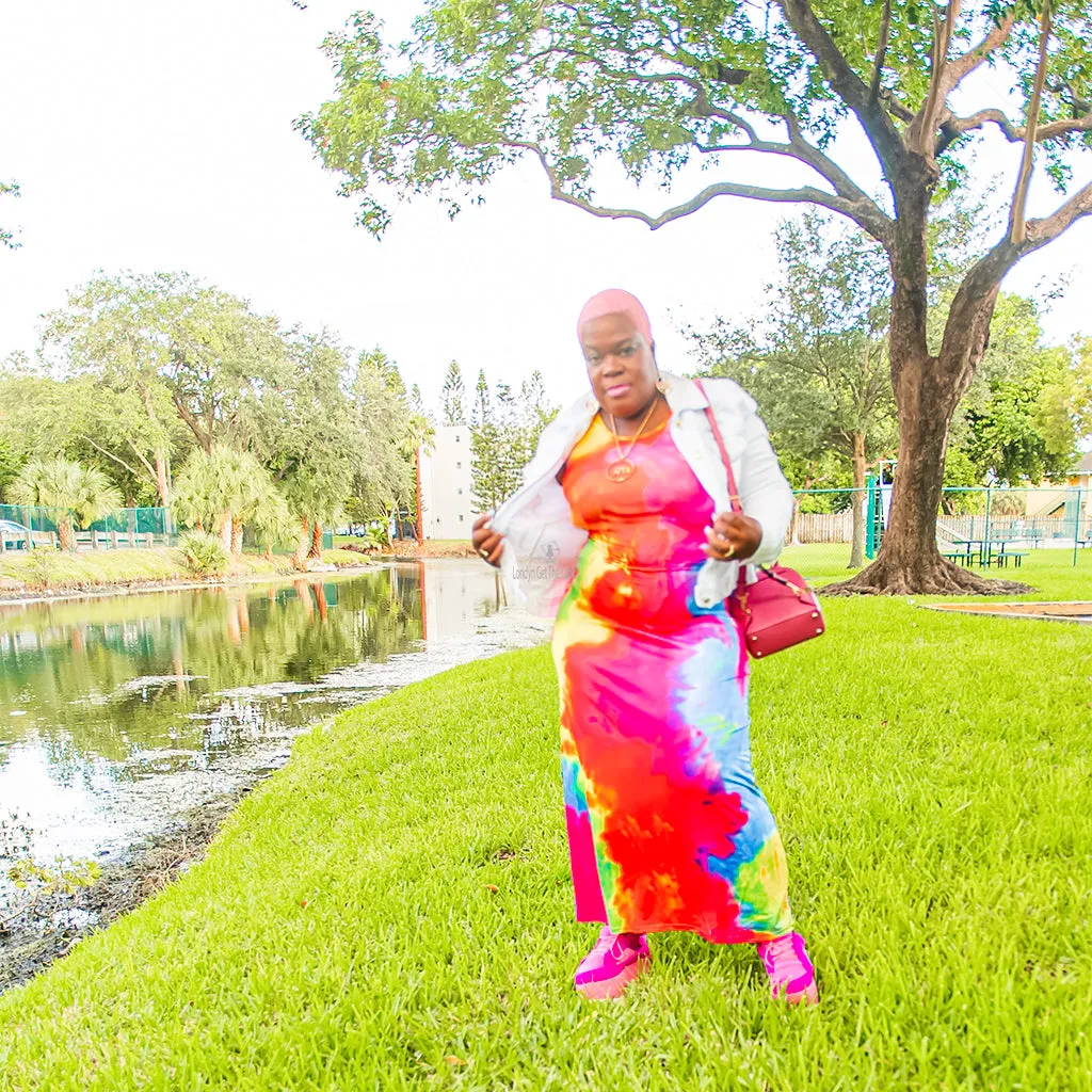 Candy Girl Tie Dye Dress