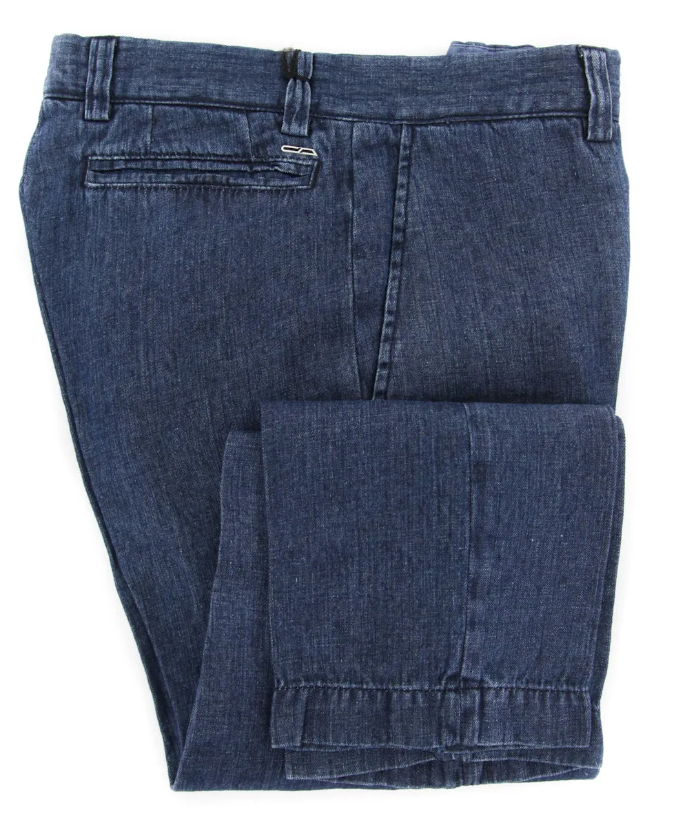 Cesare Attolini Denim Blue Pants