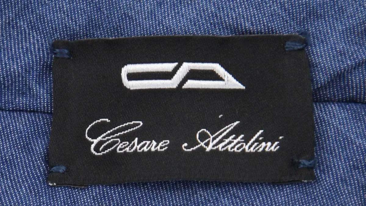 Cesare Attolini Denim Blue Pants