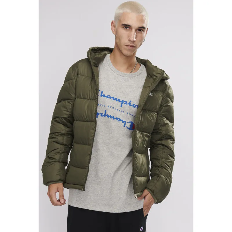 CHAMPION MENS PUFFER JACKET SIX IRON