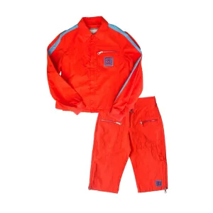 Chanel Orange Jacket Set