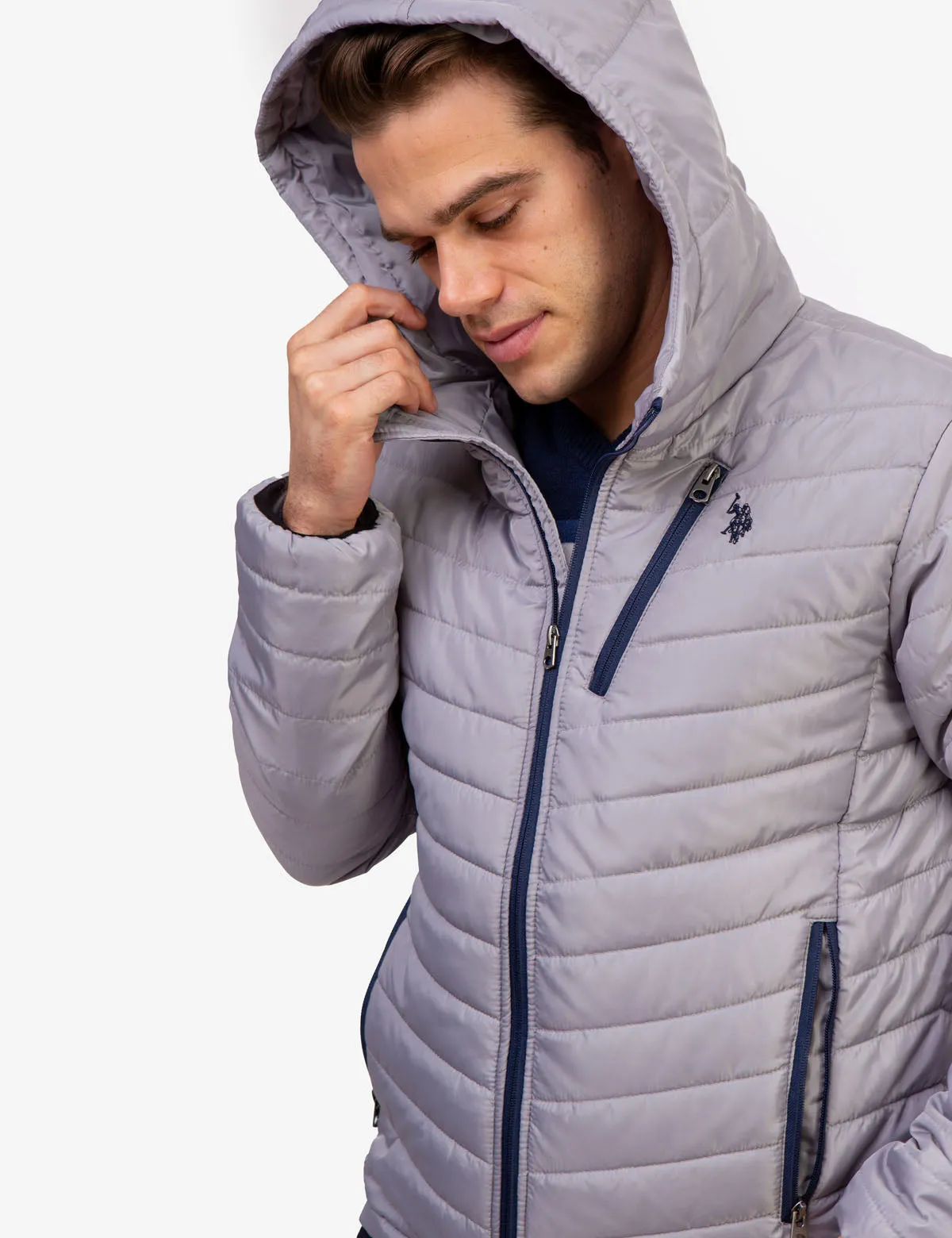 CHEVRON PUFFER JACKET