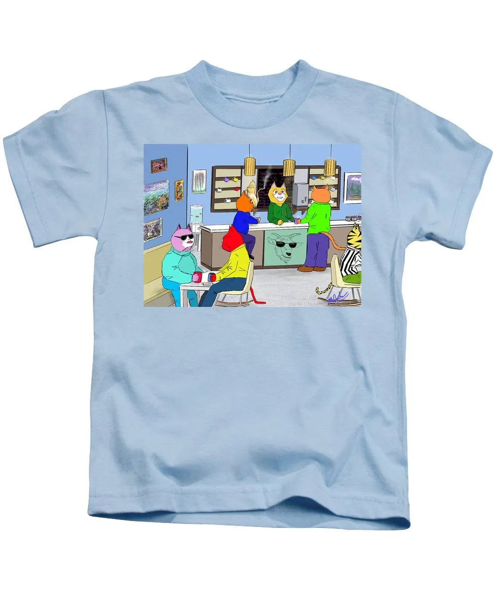 Coffee Cats - Kids T-Shirt