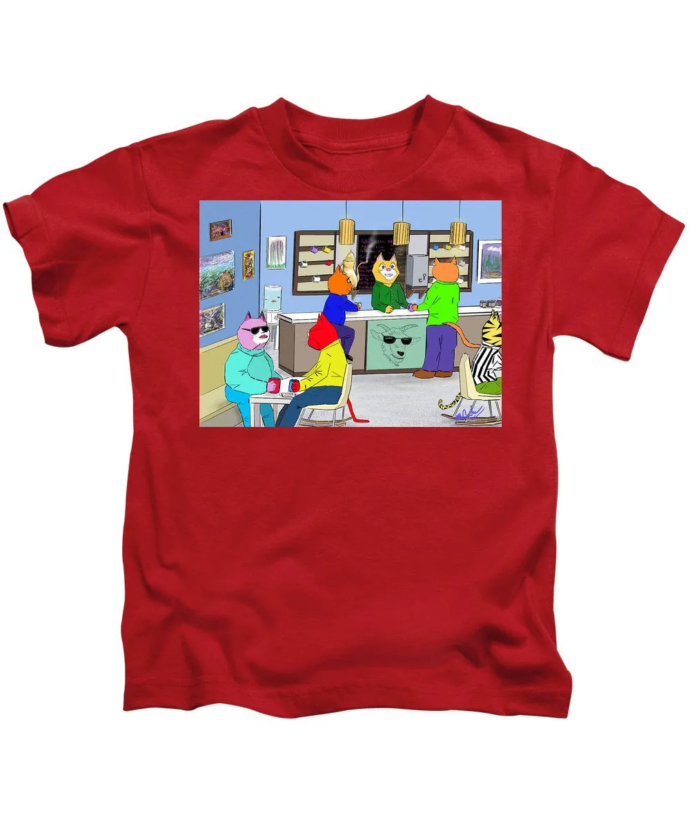 Coffee Cats - Kids T-Shirt