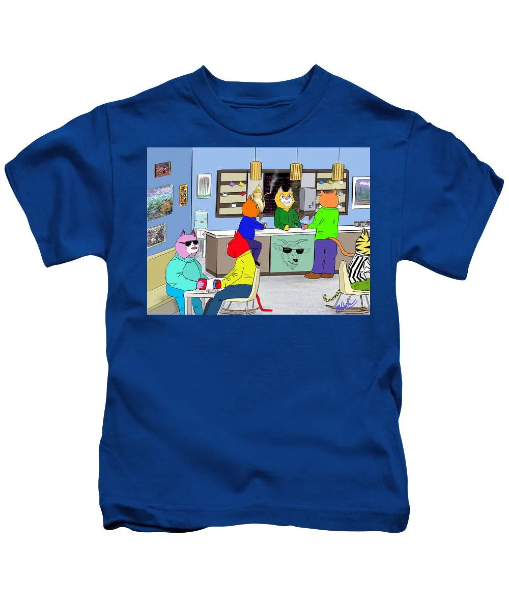 Coffee Cats - Kids T-Shirt