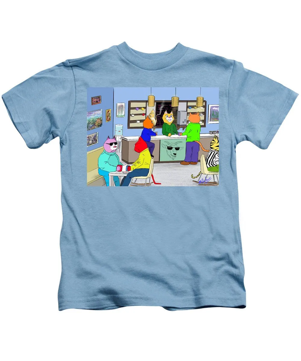 Coffee Cats - Kids T-Shirt
