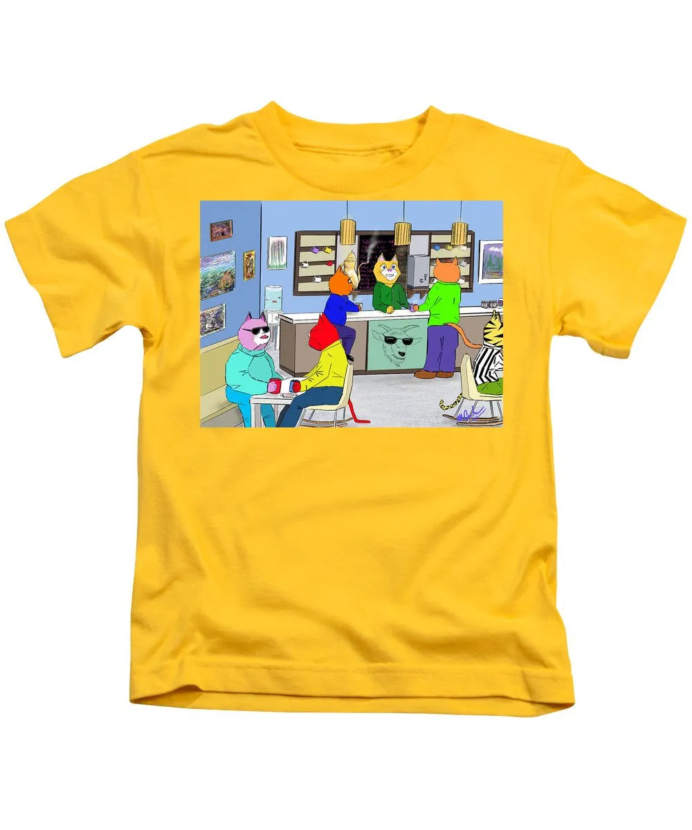 Coffee Cats - Kids T-Shirt