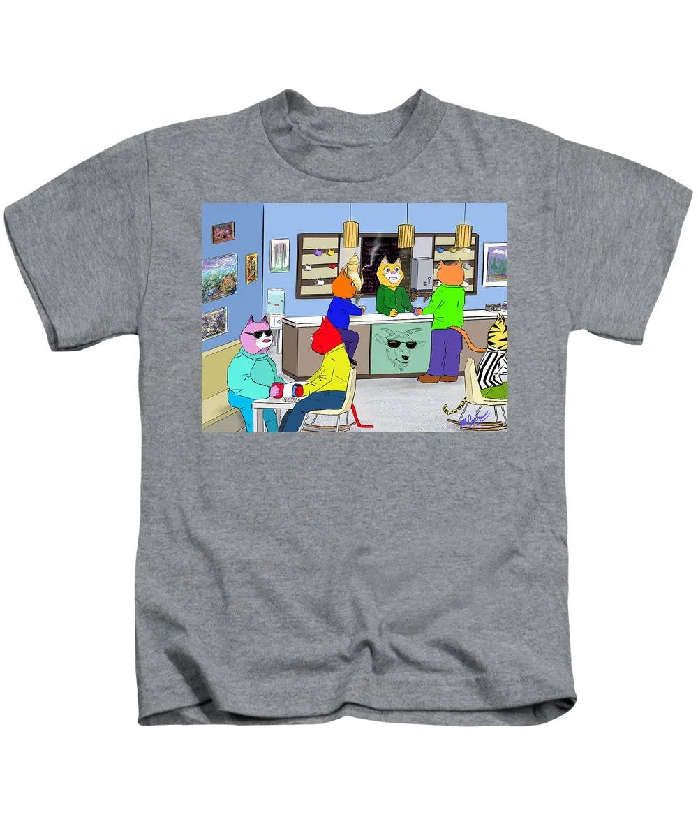 Coffee Cats - Kids T-Shirt