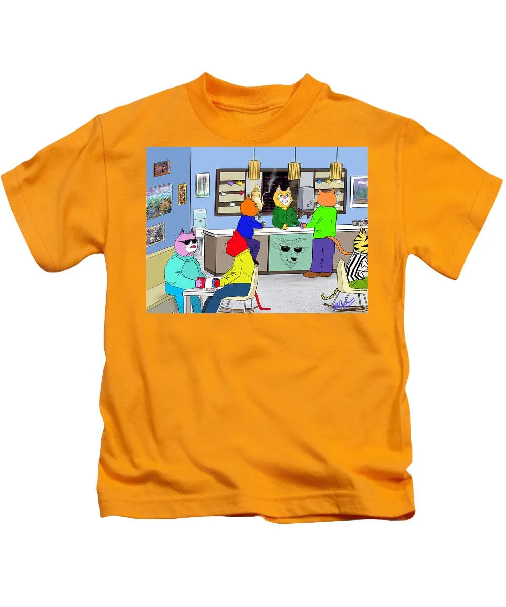 Coffee Cats - Kids T-Shirt