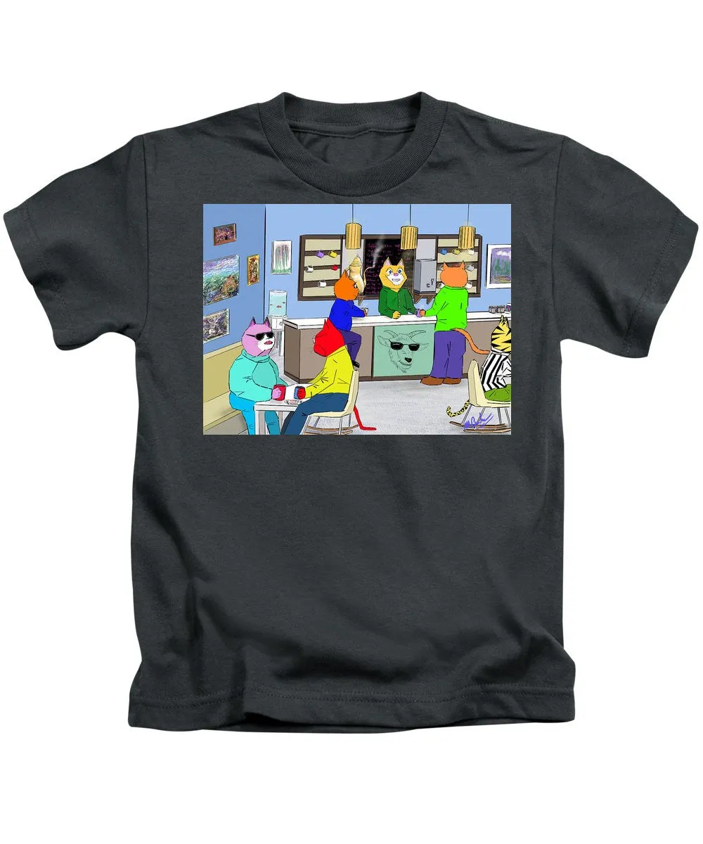 Coffee Cats - Kids T-Shirt